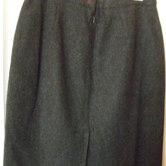 Oleg Cassini Charcoal Grey Double Breasted Suit - Picture 3 of 5